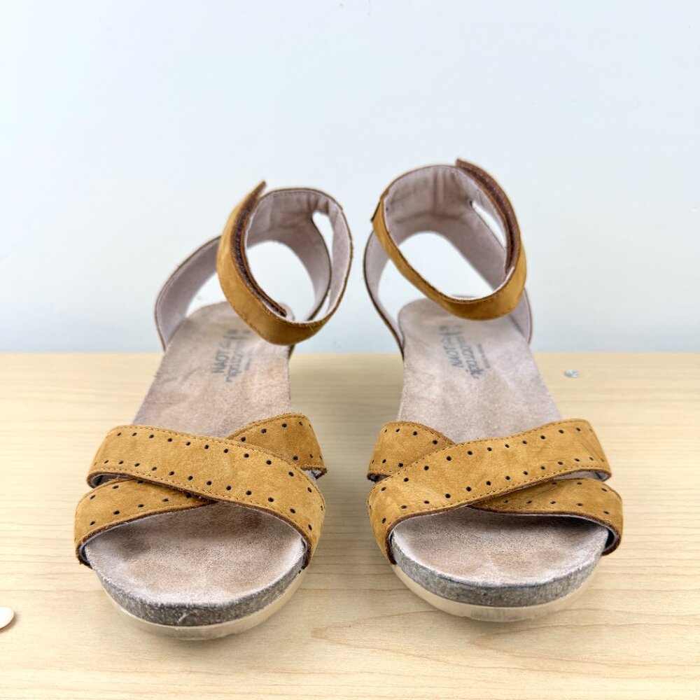 Naot Leather Sandals Low Heel Brown (39) - Picture 4 of 9